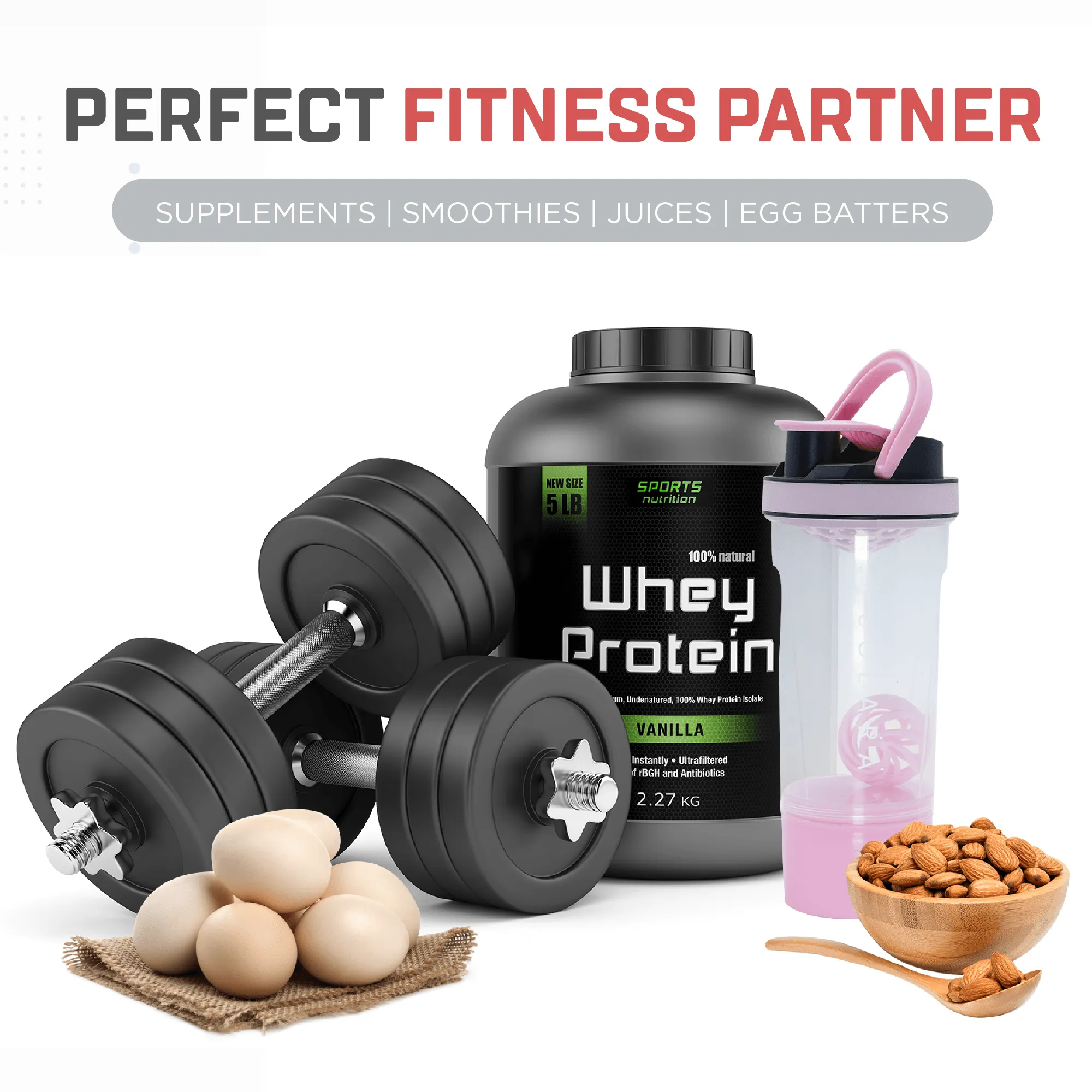 Protein Shaker Bottle -650 ML