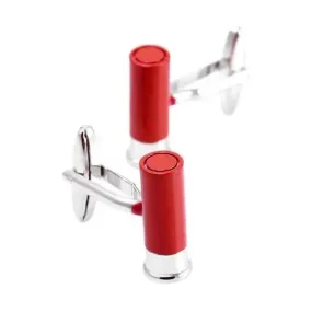 Red Gun Shell Cufflinks