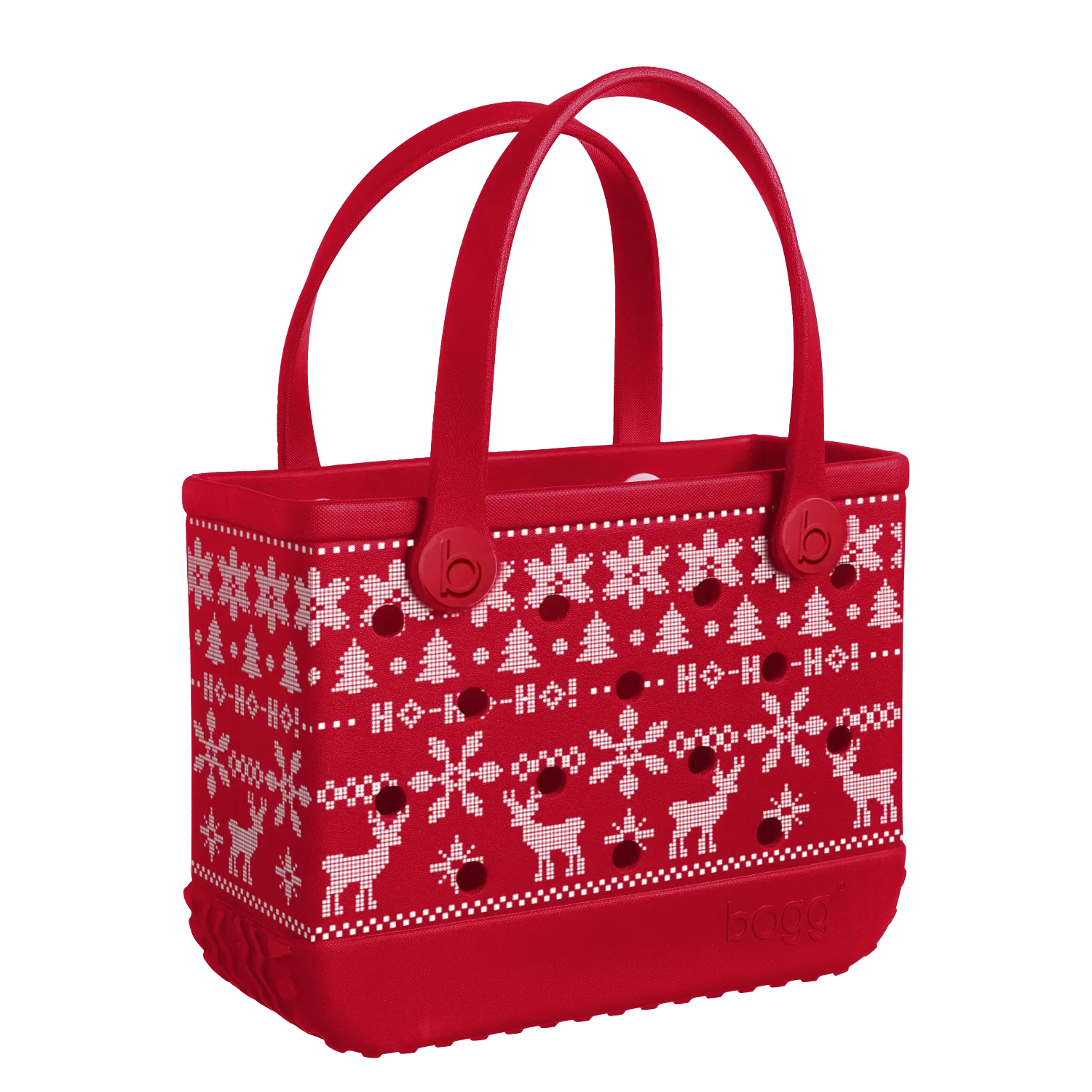 Red Ugly Sweater Bitty Bogg Bag