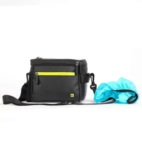 Rhinowalk Bicycle Front Handle Bag Camera Bag Waterproof 7.5 inch Large Touch Screen Navigation Mobile Phone Bag Bicycle Bag(Matt Black Green)