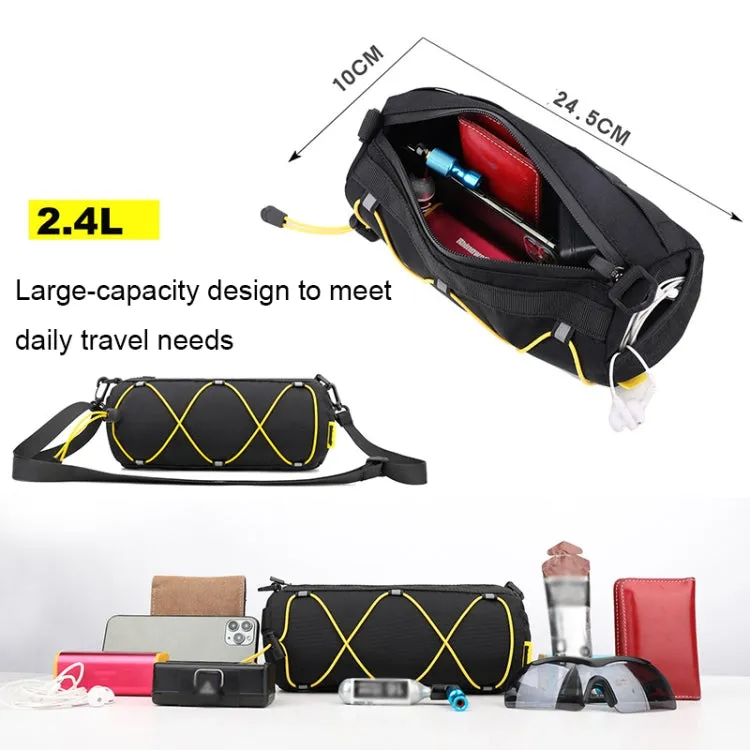 Rhinowalk RK9103 2.4L Outdoor Sports Cycling Front Bag Bicycle Waterproof Handlebar Bag(Black)