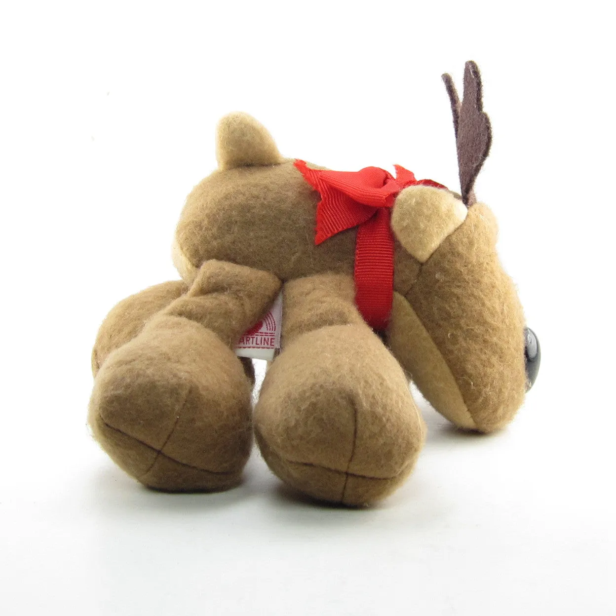 Rodney Reindeer Vintage Hallmark Plush Bean Bag Christmas Toy