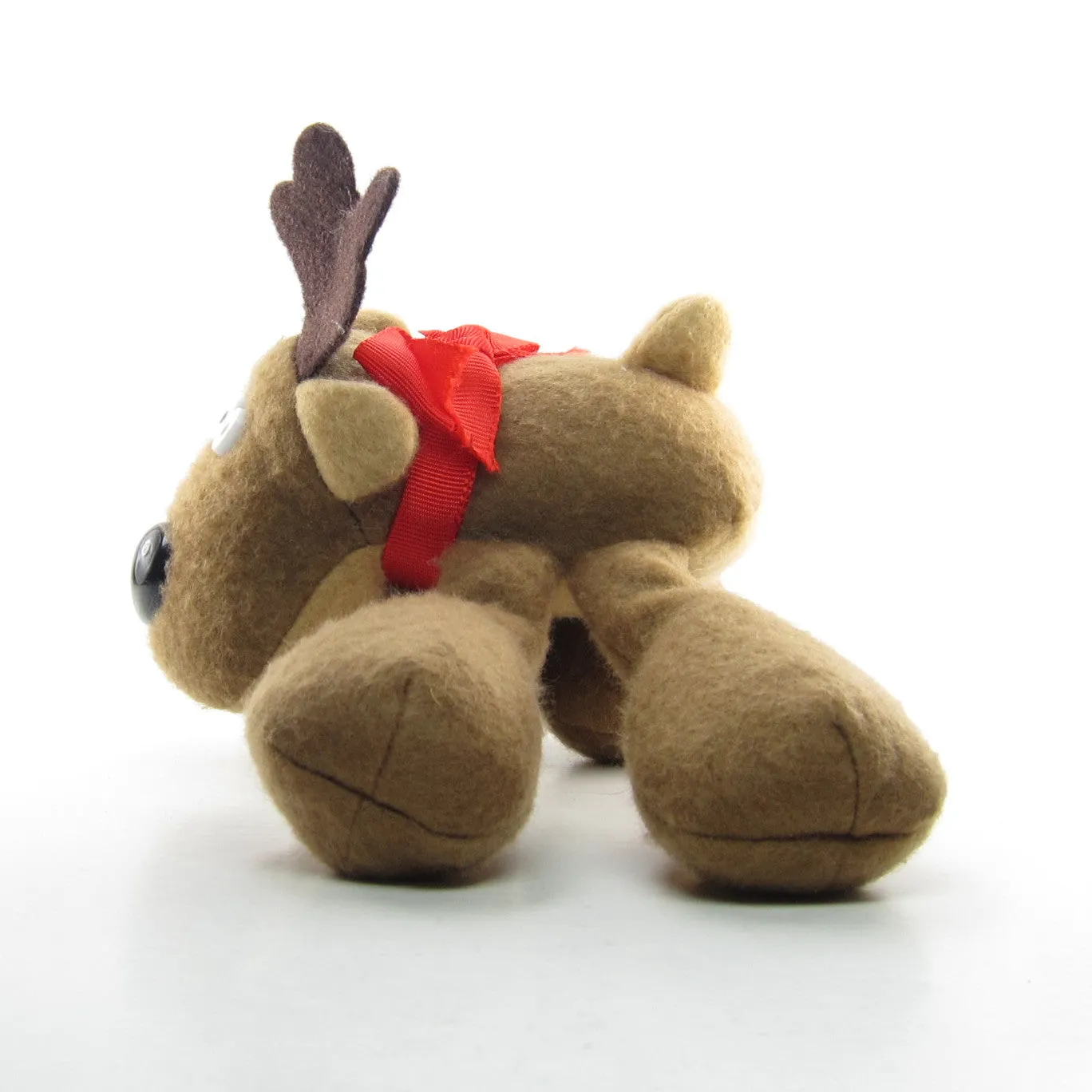 Rodney Reindeer Vintage Hallmark Plush Bean Bag Christmas Toy