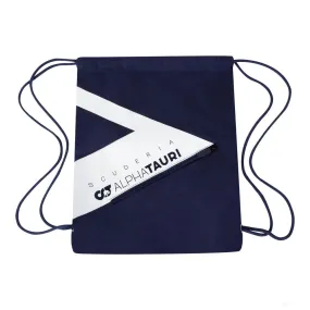 Scuderia Alpha Tauri Drawsting Bag, Navy, 2022