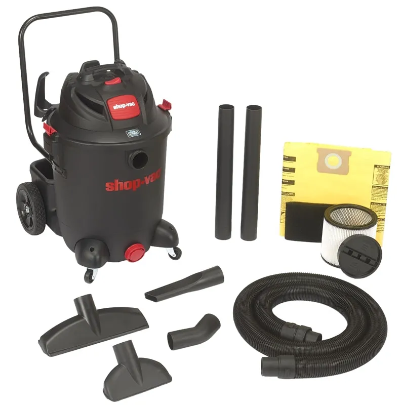 Shop-Vac 8251405 Wet/Dry Vacuum, 14 gal Vacuum, Cartridge Filter, 6.5 hp, Black Housing :EA: QUANTITY: 1