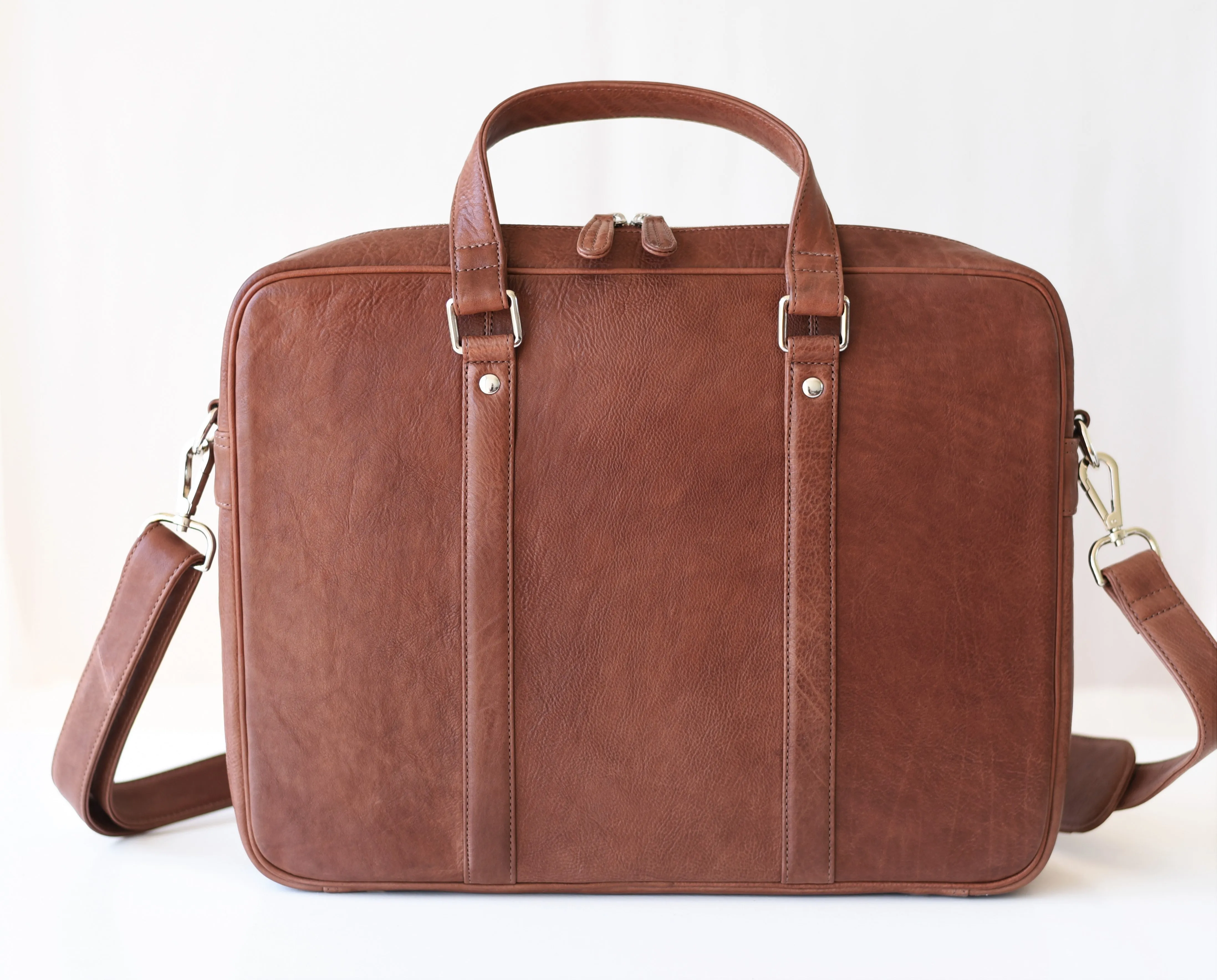 Slim Briefcase - Coffee