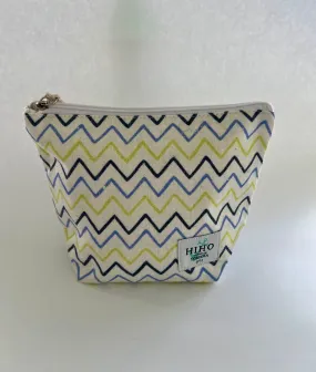 Small Zip Bag - Zig Zag Print