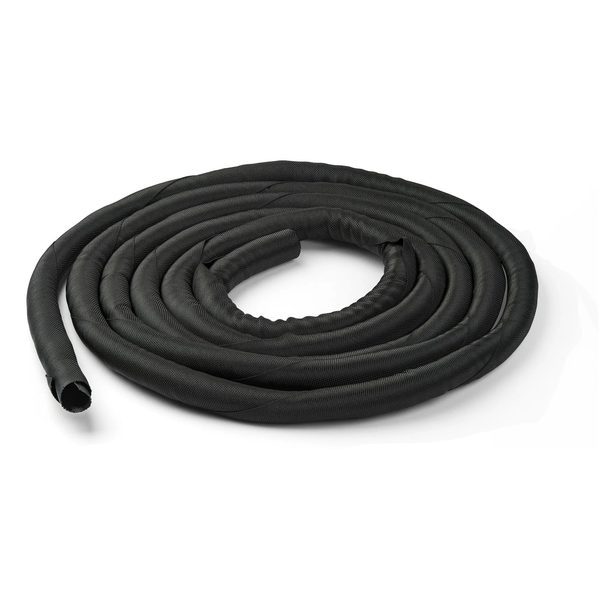 Startech.Com 15' (4.6M) Cable Management Sleeve, Flexible Coiled Cable Wrap, 1-1.5" Diameter Expandable Sleeve, Polyeste