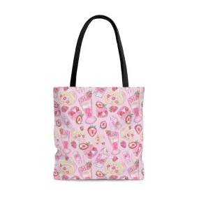 Strawberry Tote Bag (Pink)