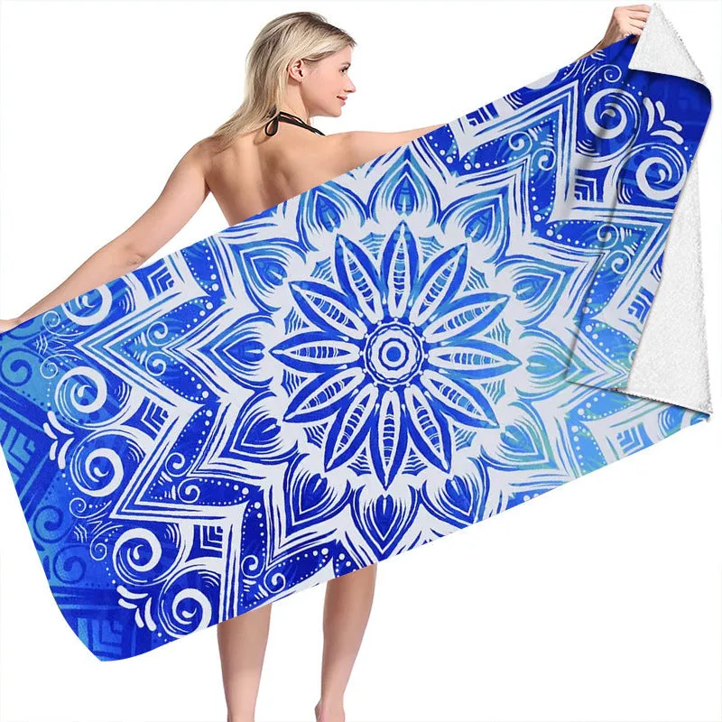 Summer Boho 70x150cm Microfiber Quick Dry Bath Towels