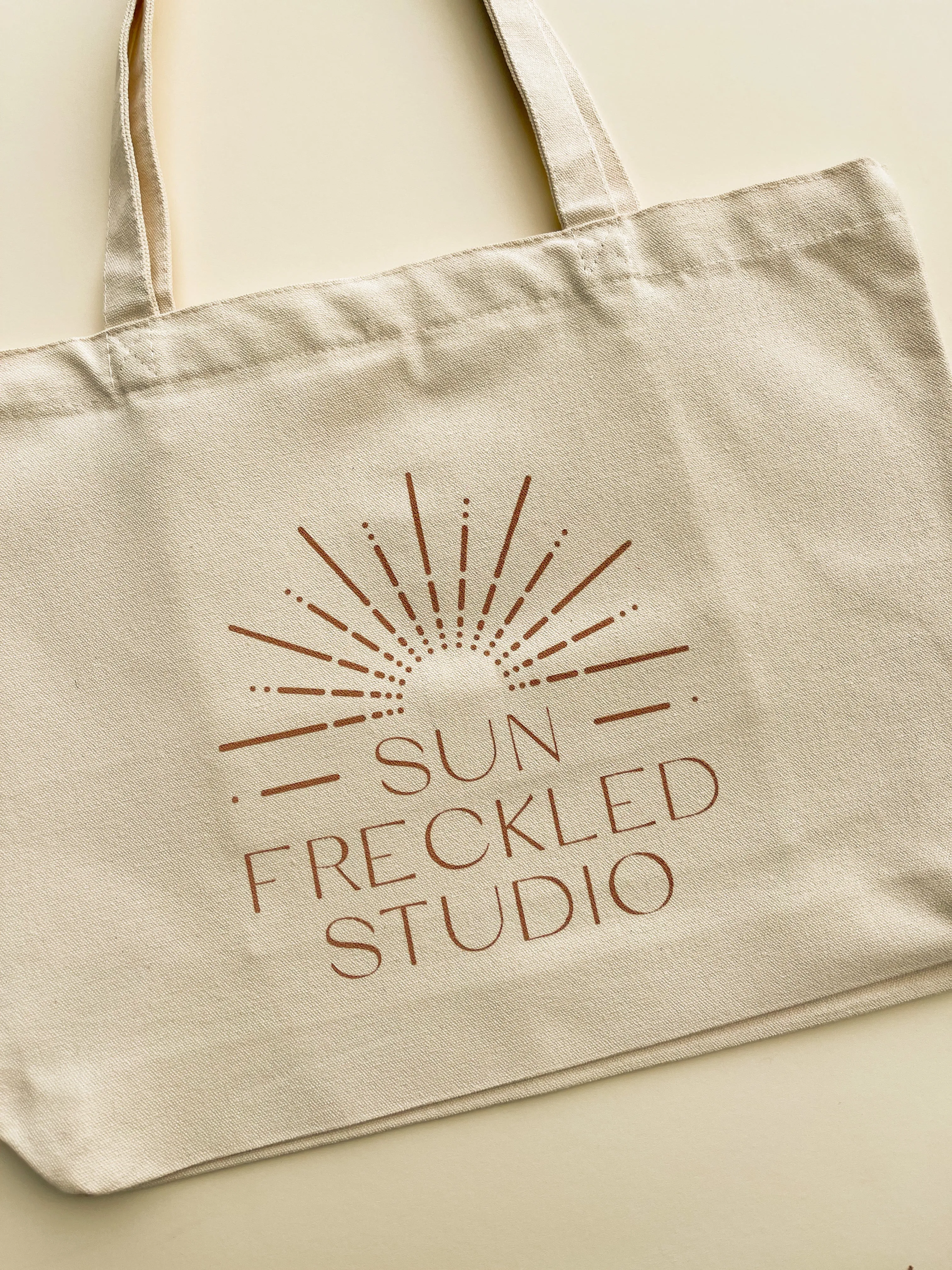 Sun Freckled Wide Tote Bag