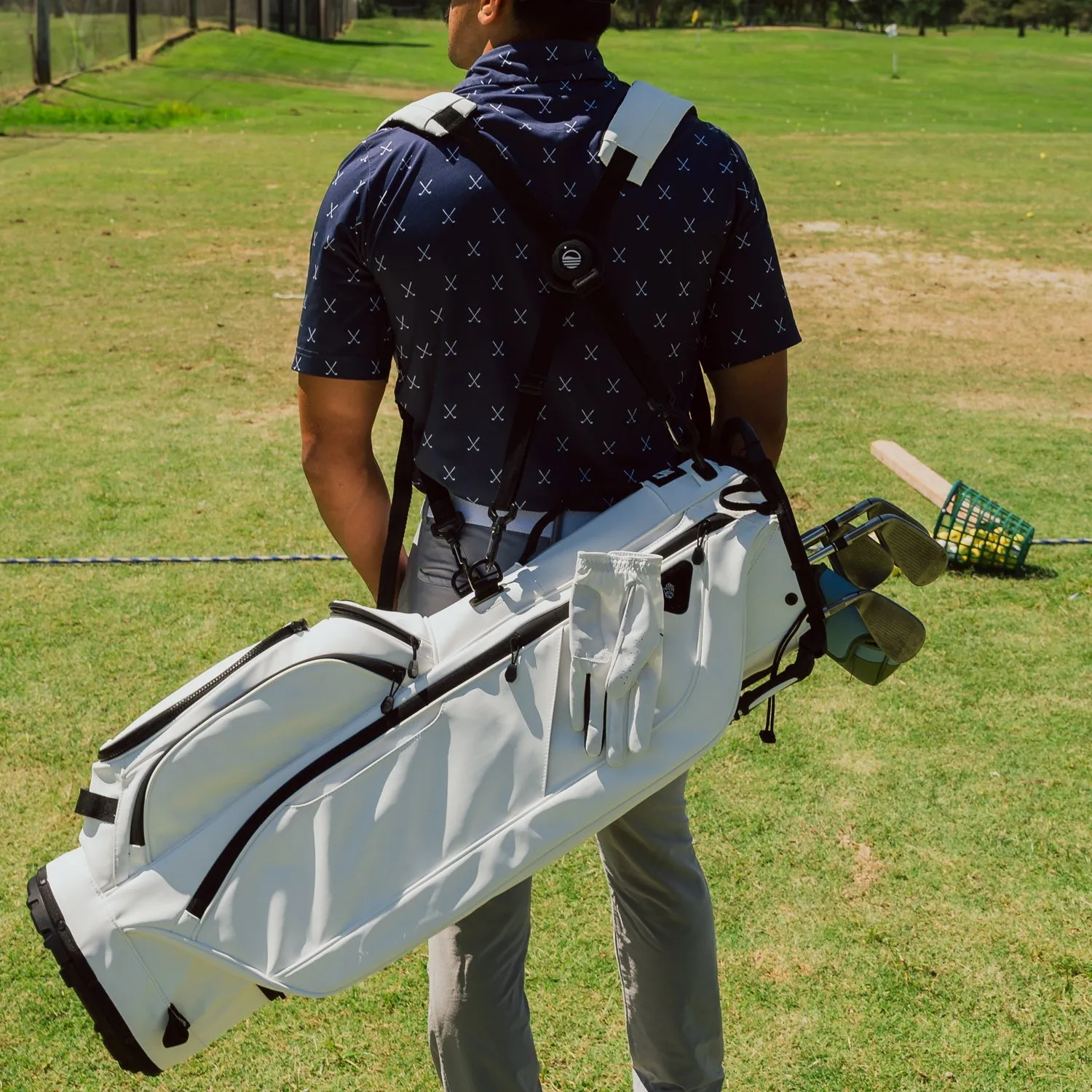 Sunday Golf Ryder S-Class | White Vegan Leather