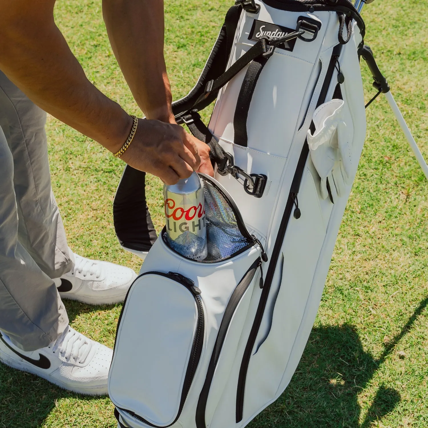 Sunday Golf Ryder S-Class | White Vegan Leather