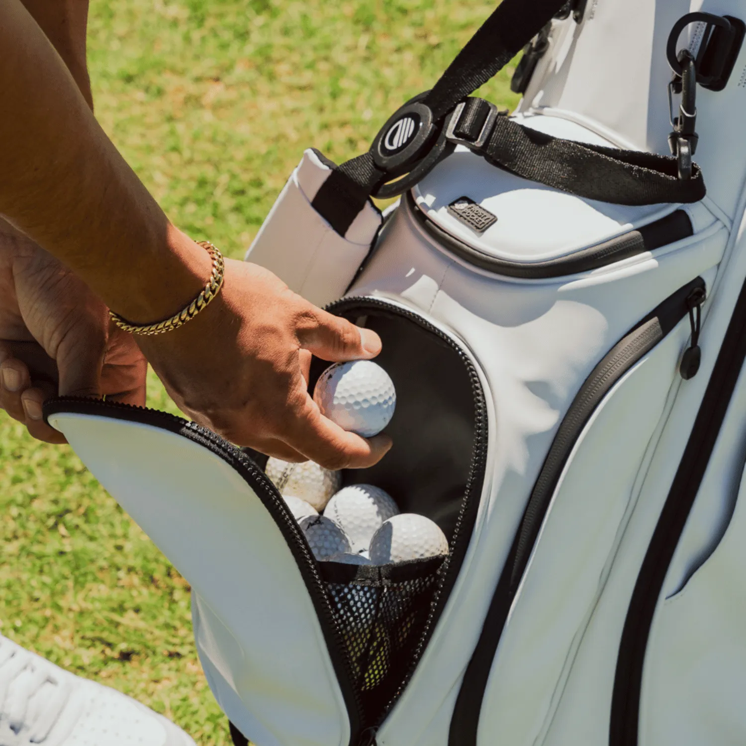 Sunday Golf Ryder S-Class | White Vegan Leather