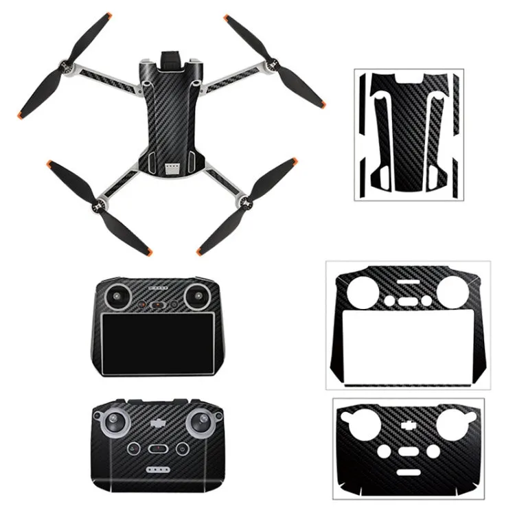 Sunnylife Drone Remote Control Protective Sticker For DJI Mini 3 Pro RC Version(Carbon Black)