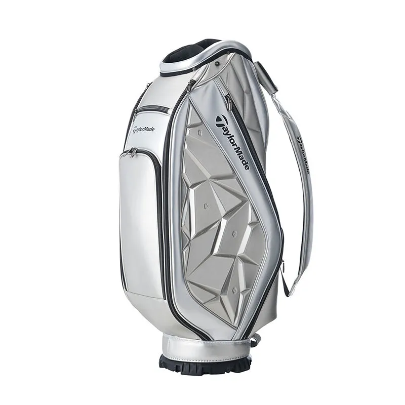 TAYLORMADE 9.5" Premium Modern Cart Bag (Silver)