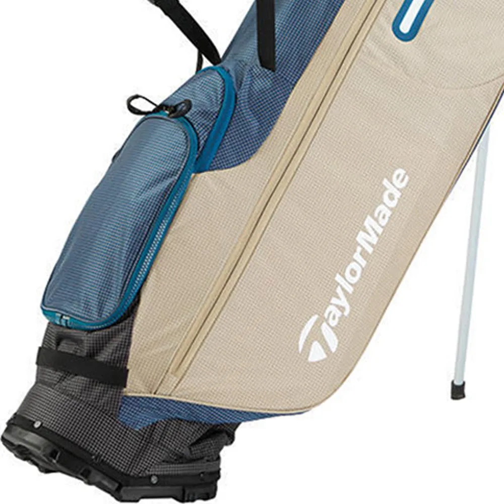 TaylorMade Flextech SuperLite Stand Bag - Navy/Tan/White