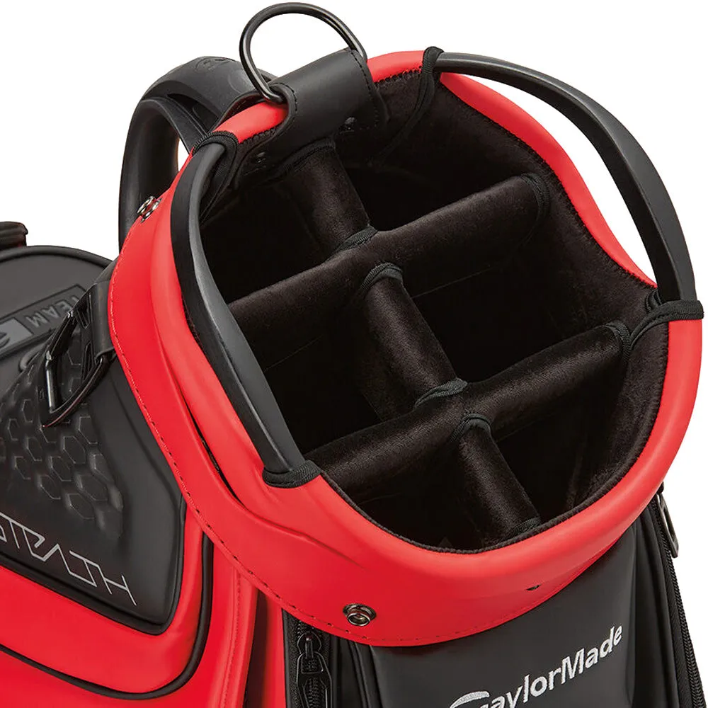 TaylorMade Stealth Tour Cart Bag - Black/Red