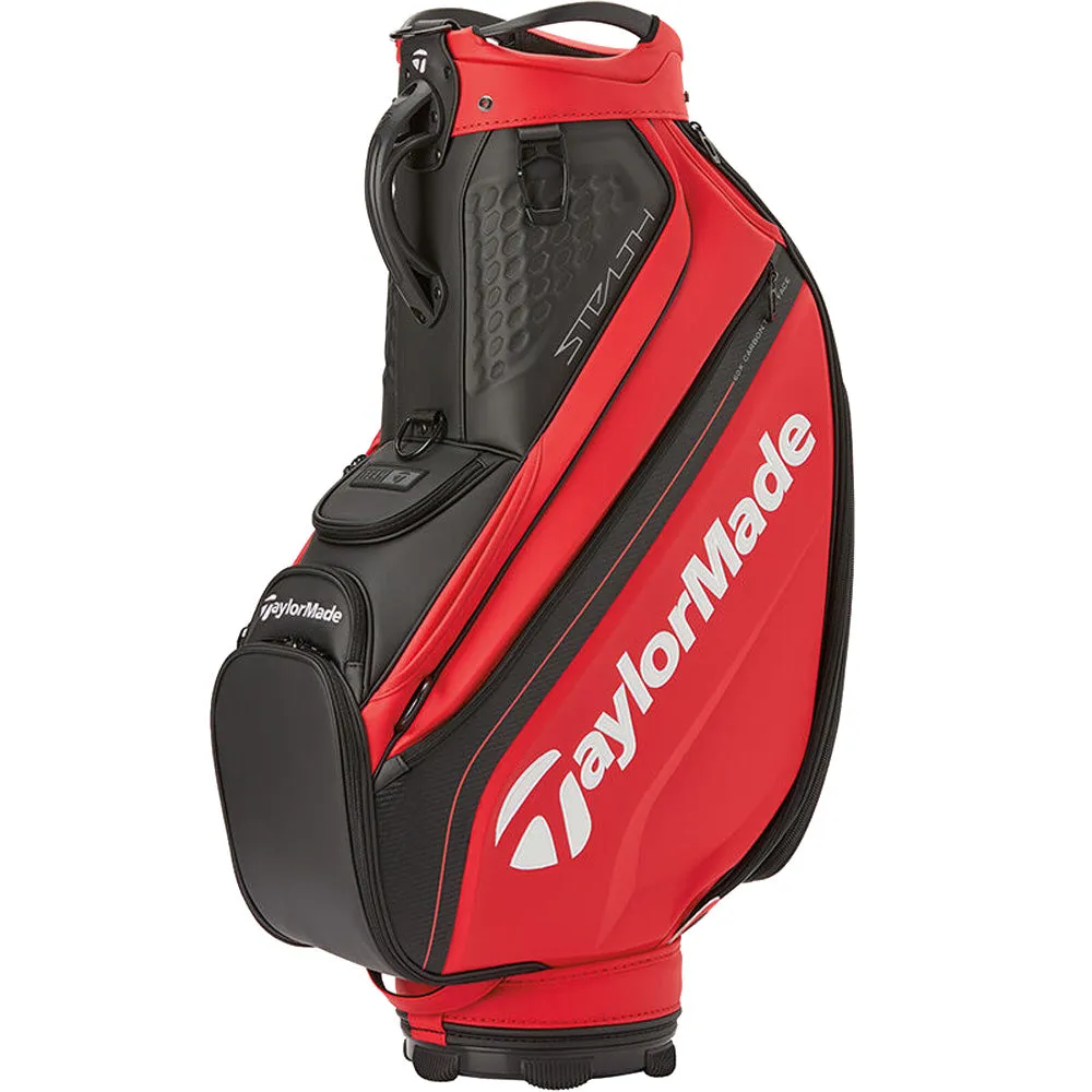 TaylorMade Stealth Tour Cart Bag - Black/Red