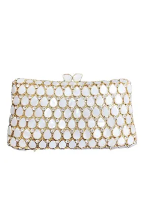 Teardrop Shaped Shell Evening Bag