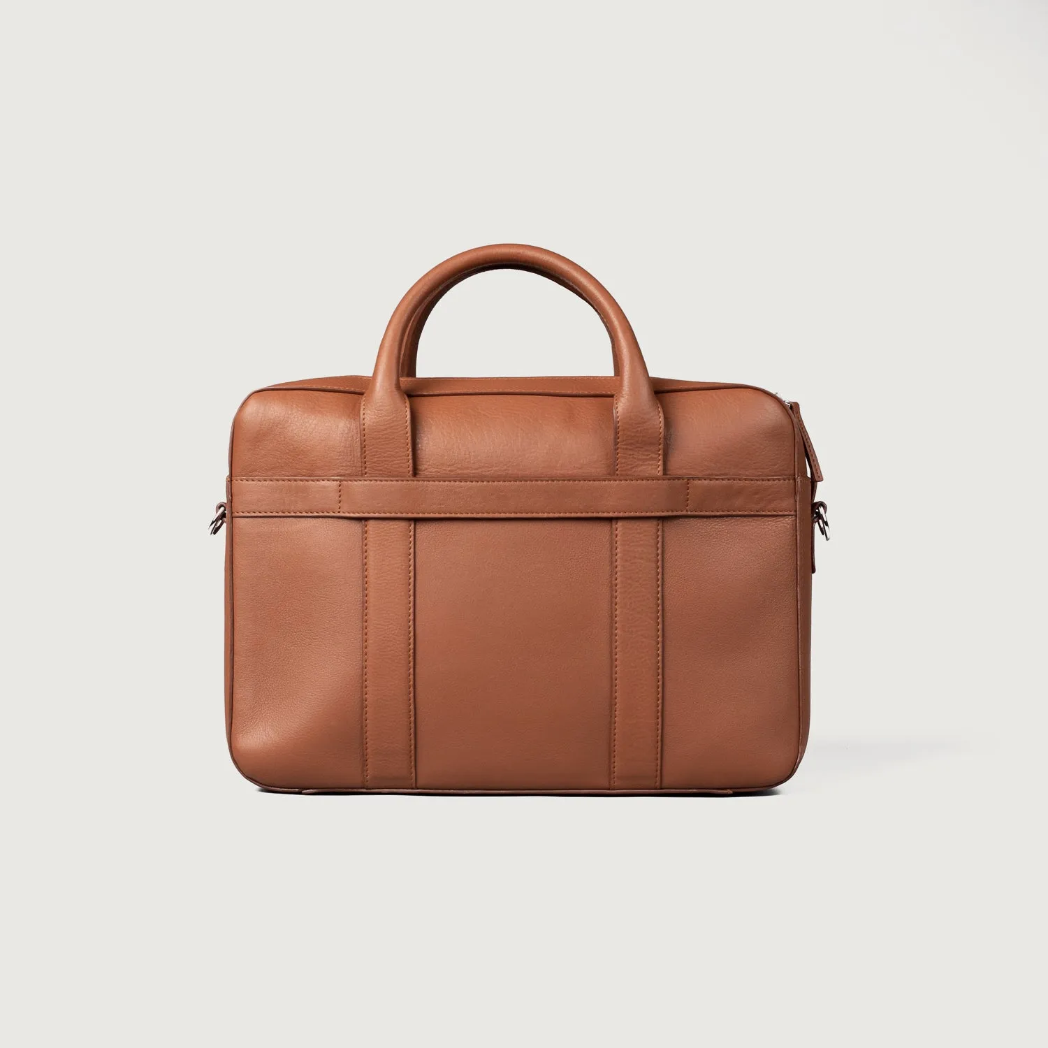 The Captain Brown Leather Briefcase