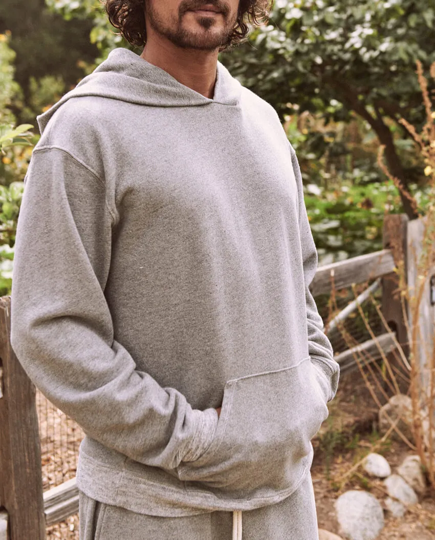 The Men's Gym Hoodie. -- Varsity Grey