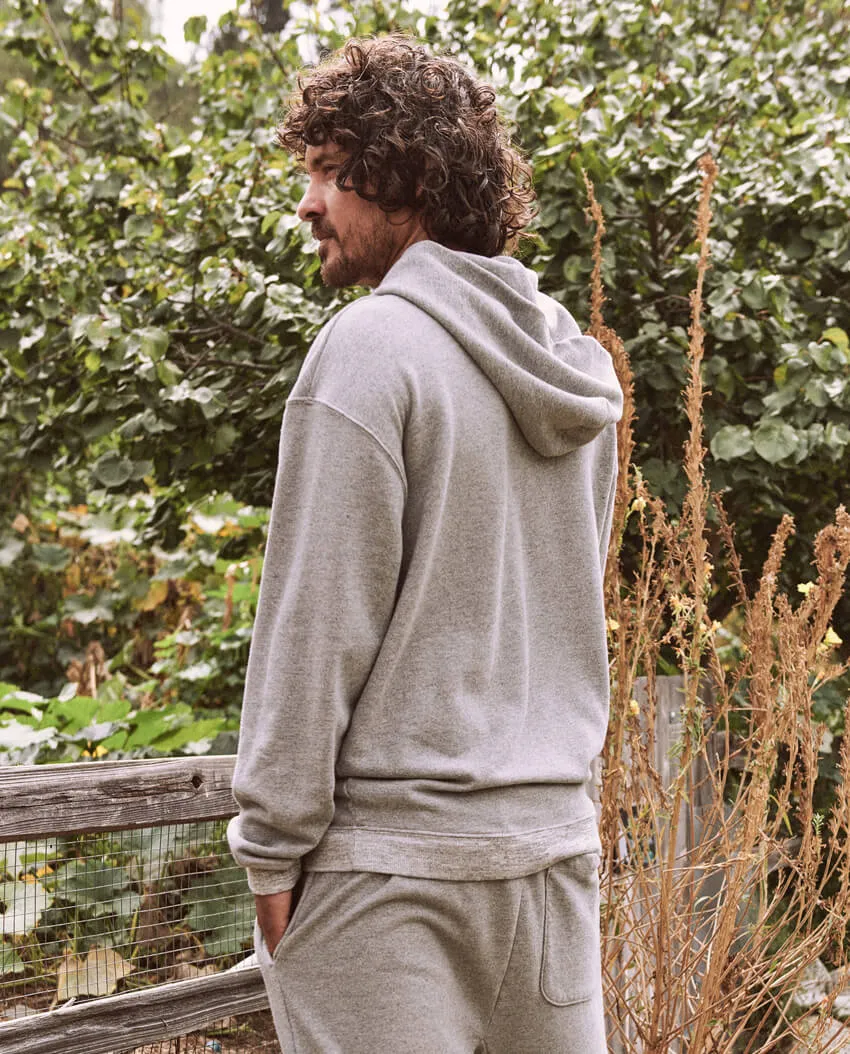 The Men's Gym Hoodie. -- Varsity Grey