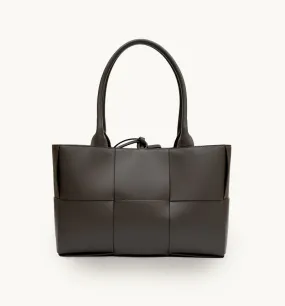 The Tori Chocolate Leather Tote