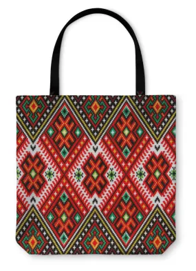 Tote Bag, Ukrainian National Ornament