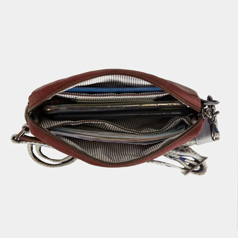 Travelon Anti-Theft Boho Phone Sling - Geo Paprika