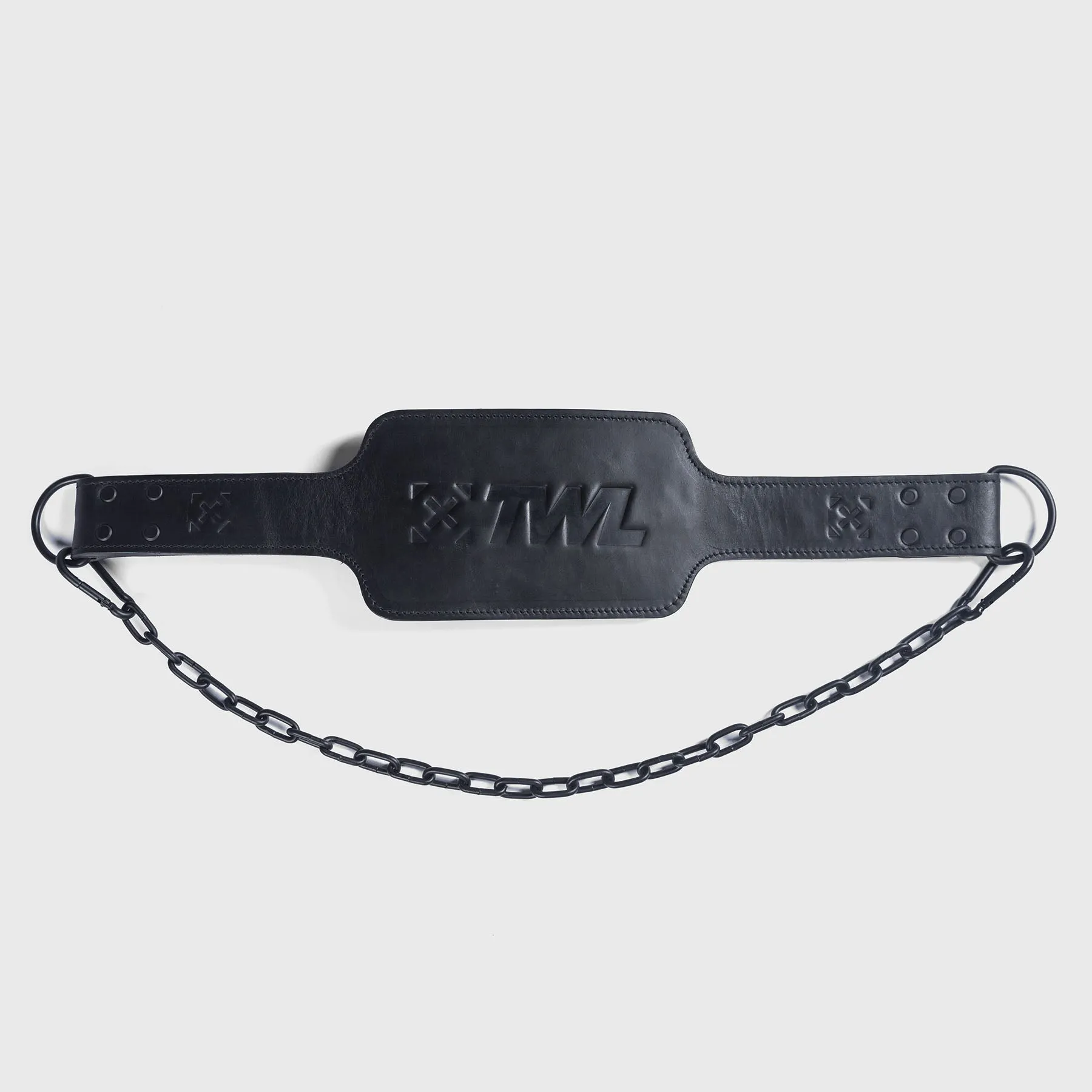 TWL - LEATHER DIP BELT - BLACK