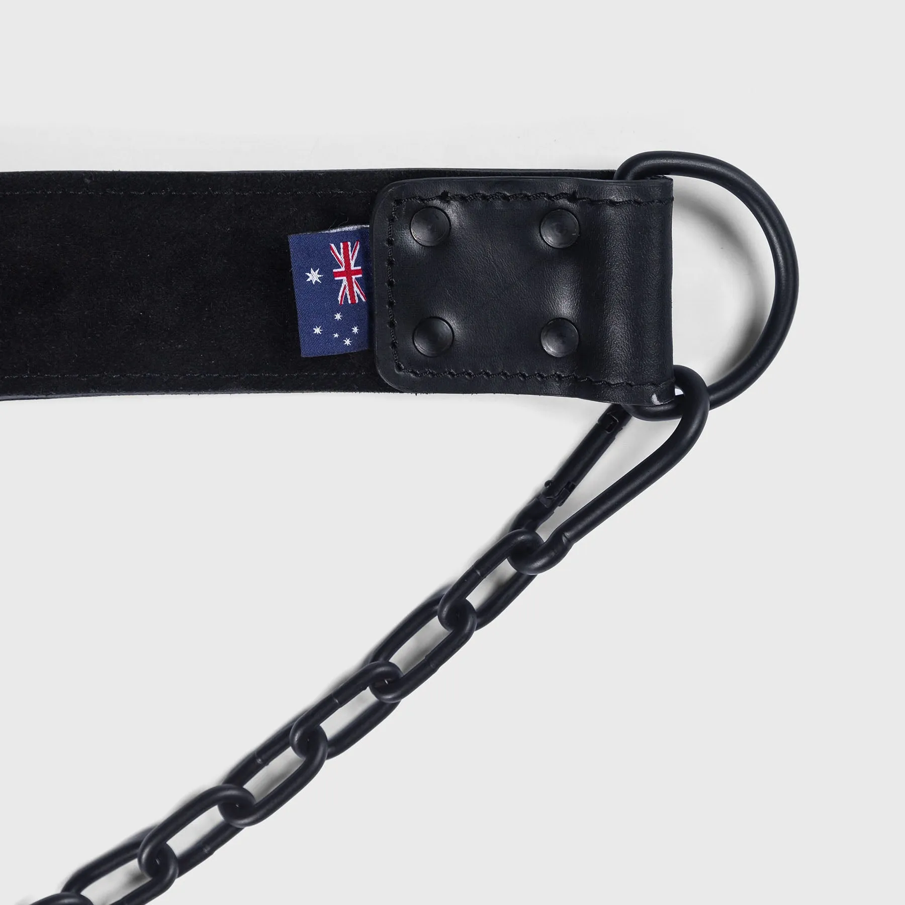 TWL - LEATHER DIP BELT - BLACK