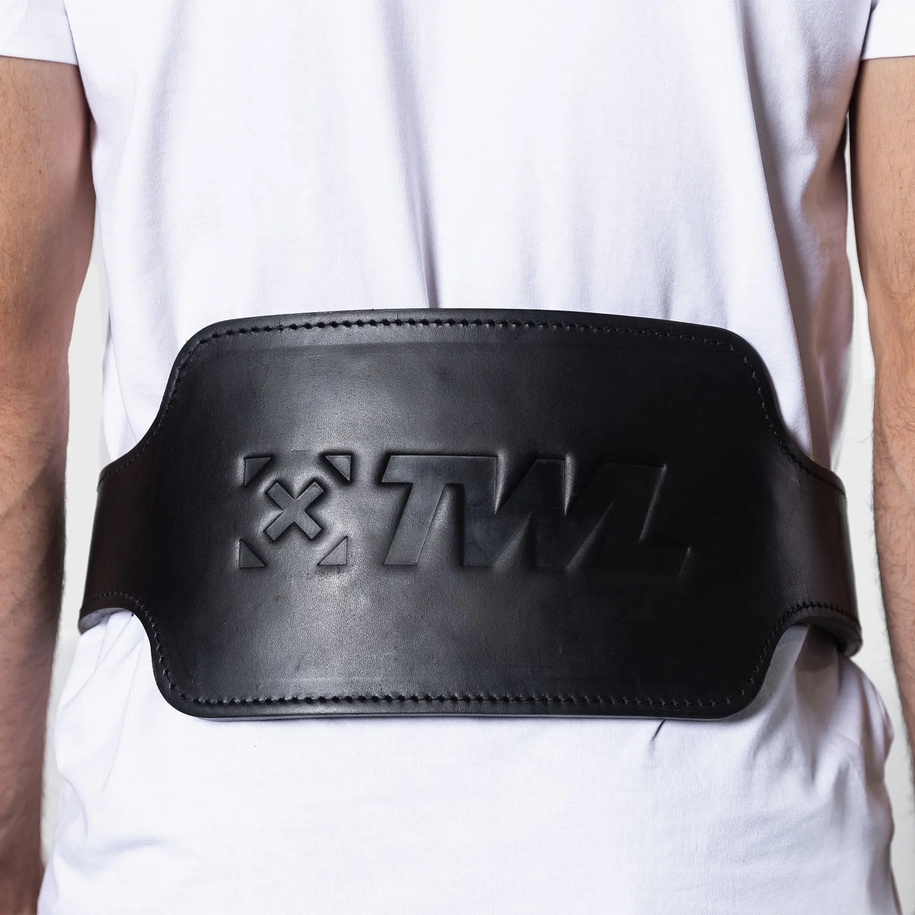 TWL - LEATHER DIP BELT - BLACK