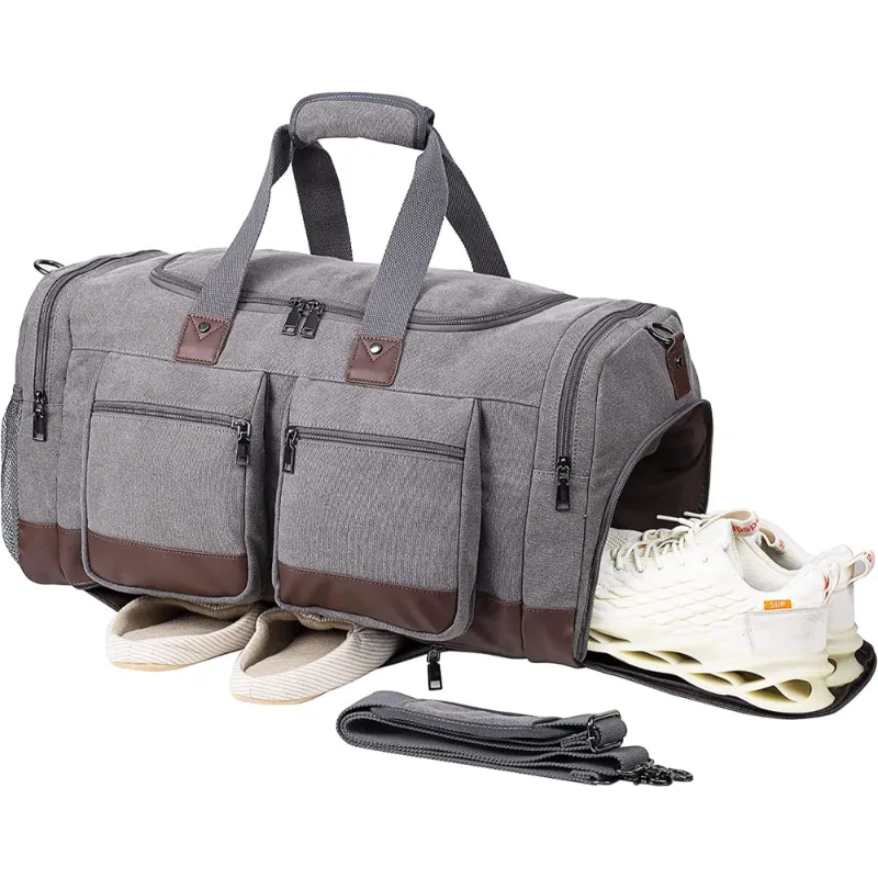 Versatile Duffle Bag With Shoe Compartment