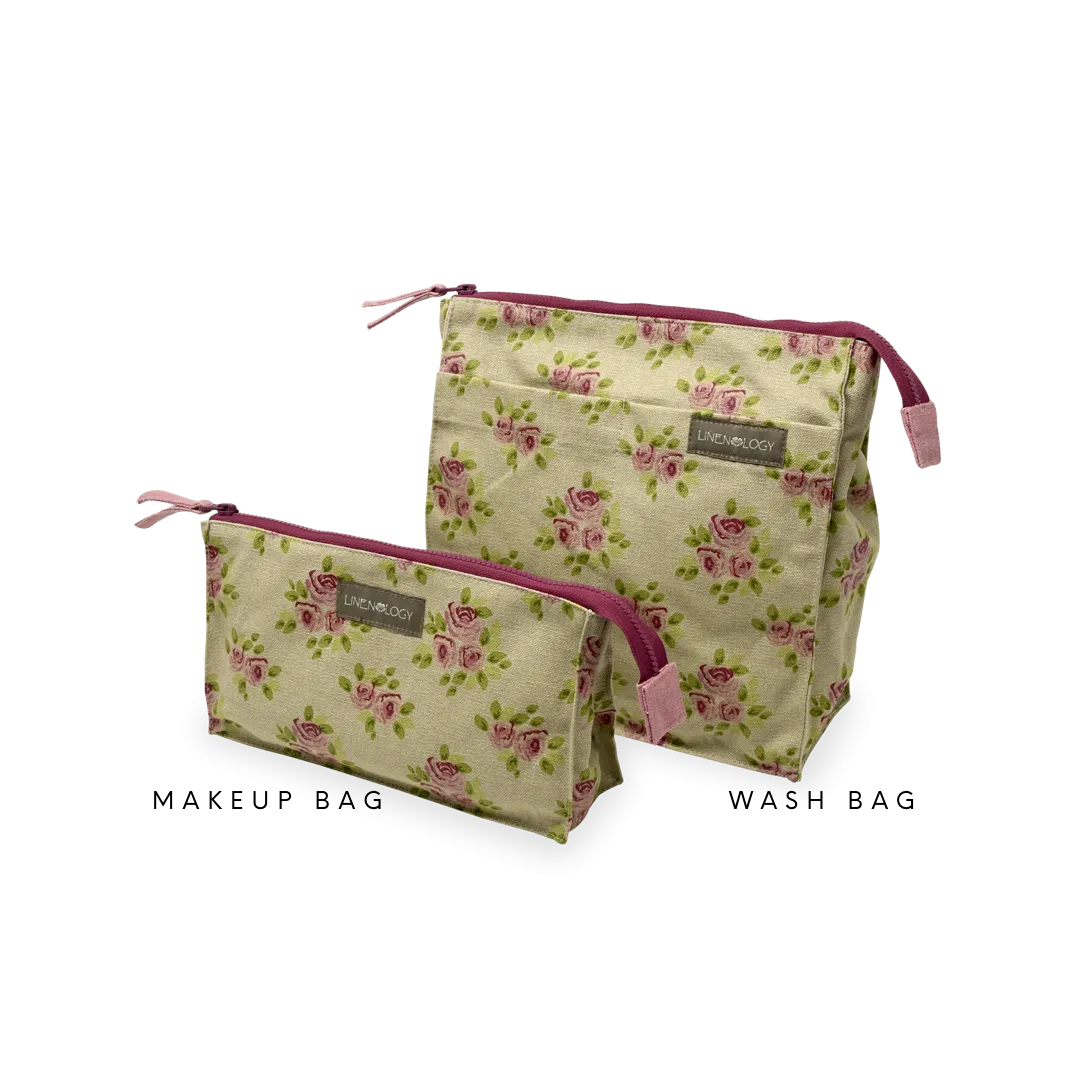 Wash Bag Tall - Vintage Rose