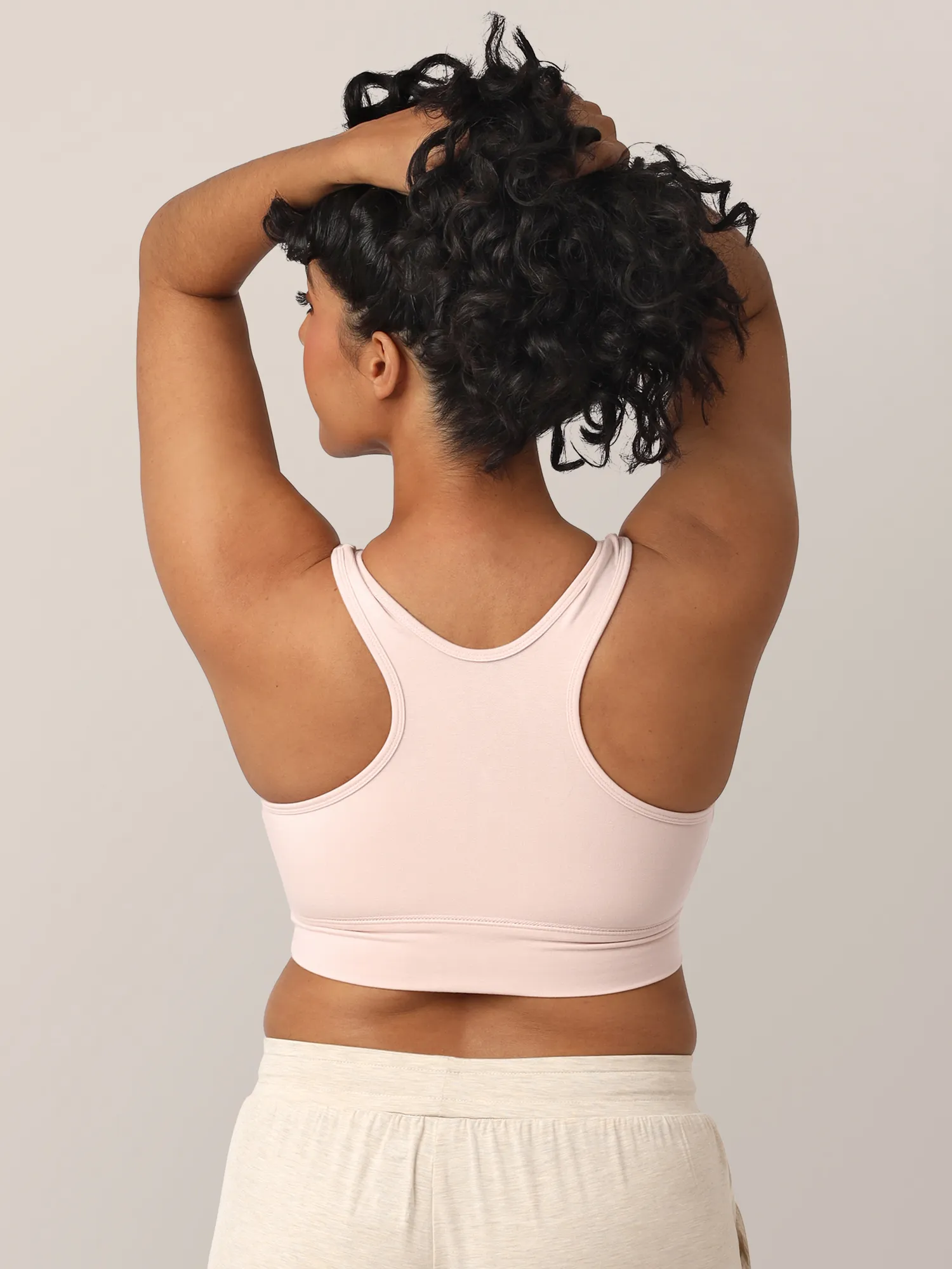 Wash Wear Spare® French Terry Nursing Bra Pack | Soft Pink