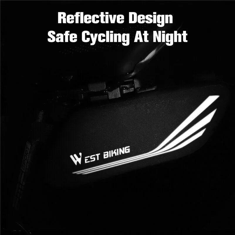 Waterproof Bicycle Bag Portable TPU Reflective Seatpost Saddle Bag MTB Road Bike Rear Seat Bag Cycling Accessories