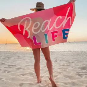 Wholesale Beach Life Quick Dry Beach Towels