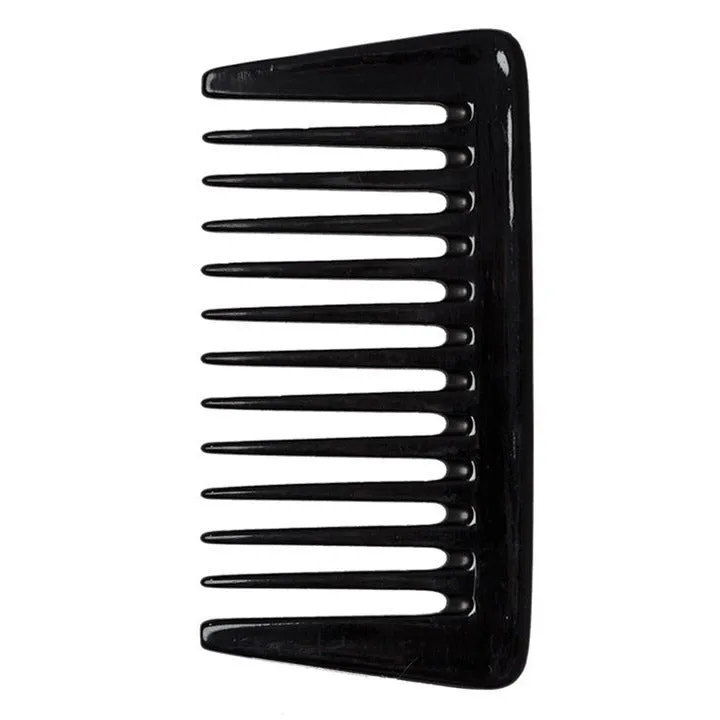 Wide Tooth 4 Inch Hard Rubber Comb -C5-H