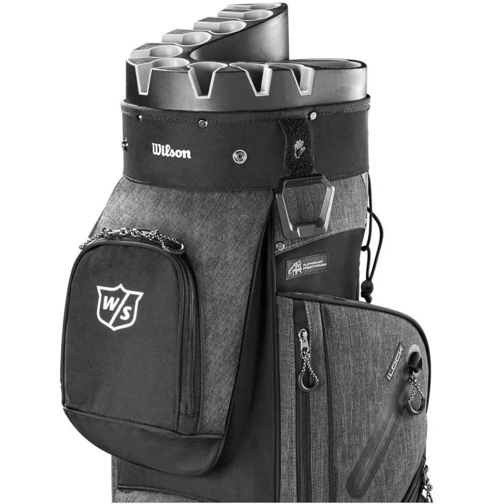 Wilson I-Lock 3 Cart Bag - Black/Charcoal