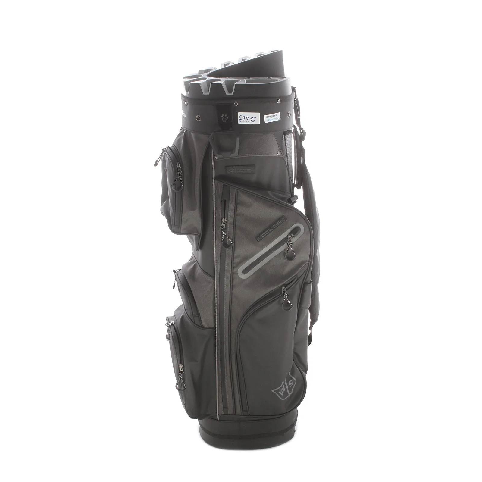 Wilson iLock Dry Cart Bag - Grey/Black