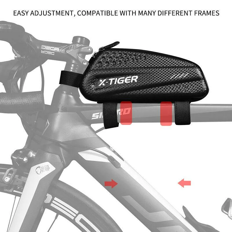 X-TIGER Bicycle Bag Reflective Front Top Frame Tube Bag Ultralight Portable Bike Parcel Big Capacity Pocket Cycling Accessories