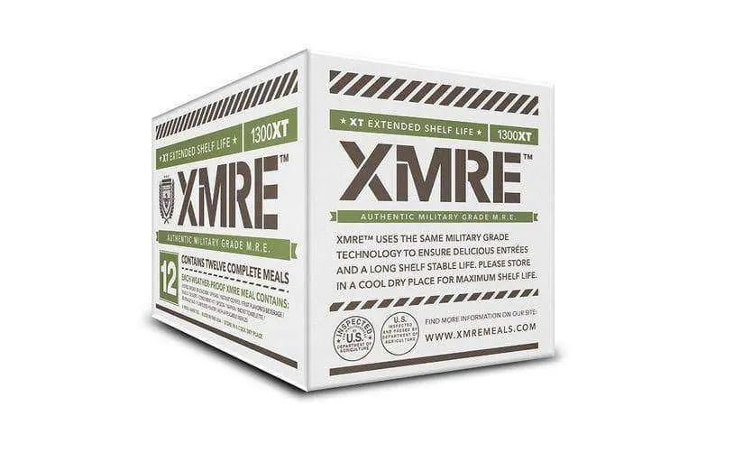 XMRE 1300XT Case of 12 meals - No Heaters Included